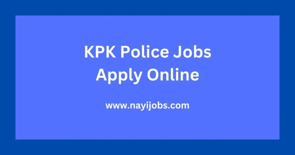 KPK Police Jobs