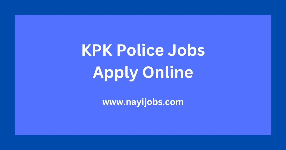 KPK Police Jobs