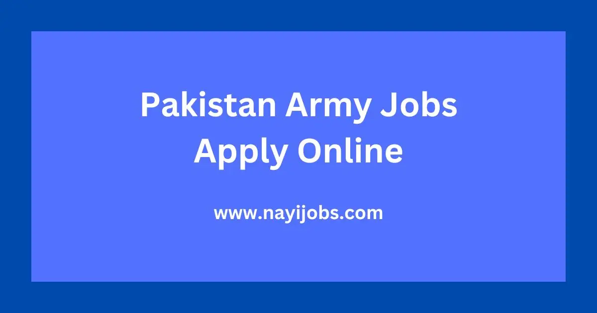 Pak Army Jobs