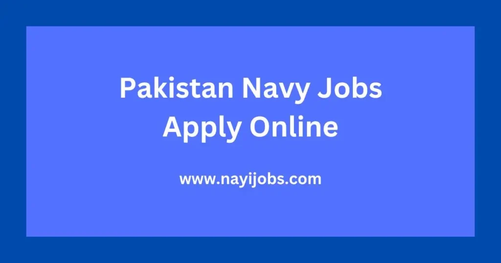 Pak Navy Jobs